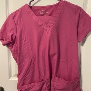 Light pink scrub set